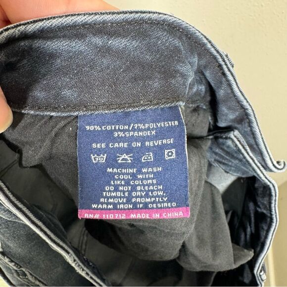 Vigoss The Thompson Tomboy Jeans Stretch Distressed Washed Black Plus Size 16 - Picture 8 of 8